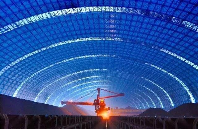 武夷山亿优钢构工程师为您解析原料场封闭技术的特点和类型